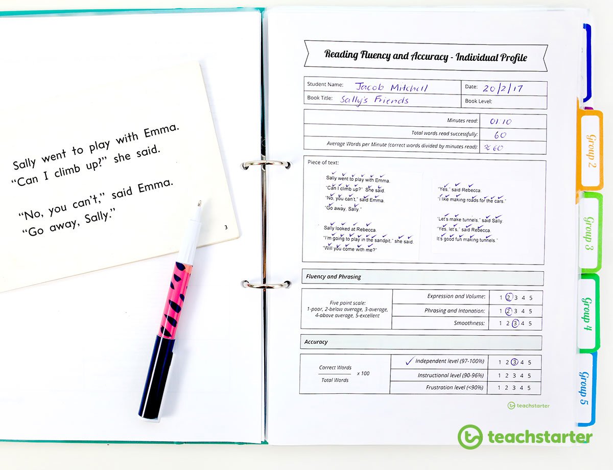 Guided Reading Fluency and Accuracy Tool