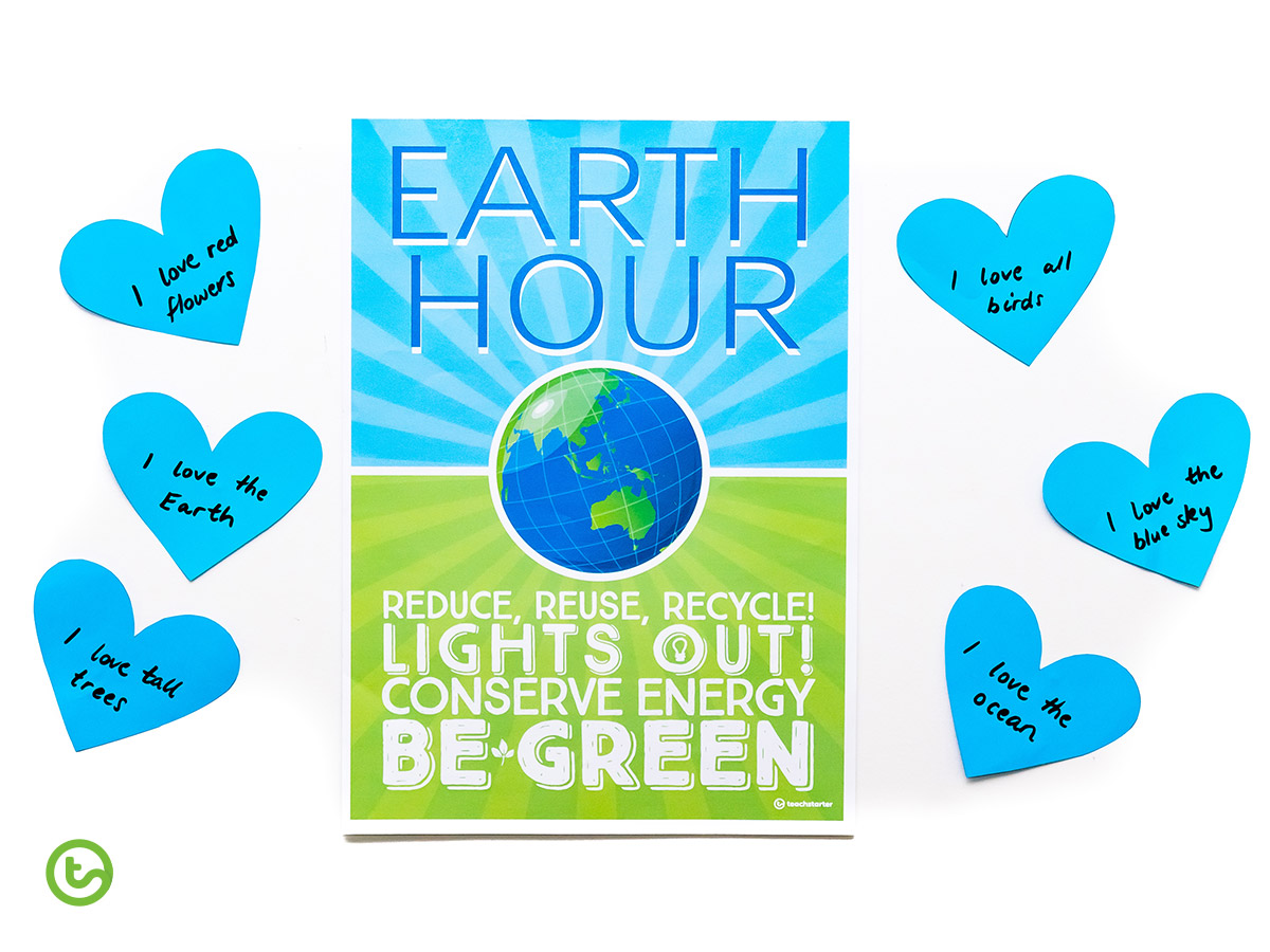2020 Classroom Earth Hour Activities - We Love the Earth