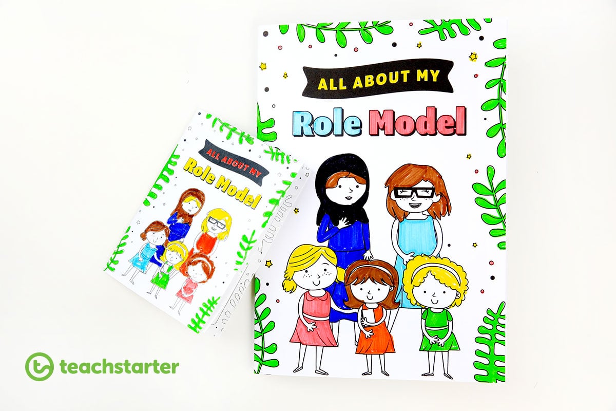 All About my Role Model Booklet Activity