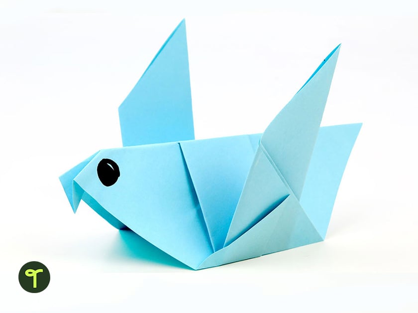 how to make an origami bird step by step
