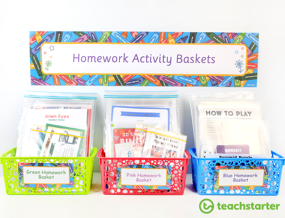 literacy homework ideas