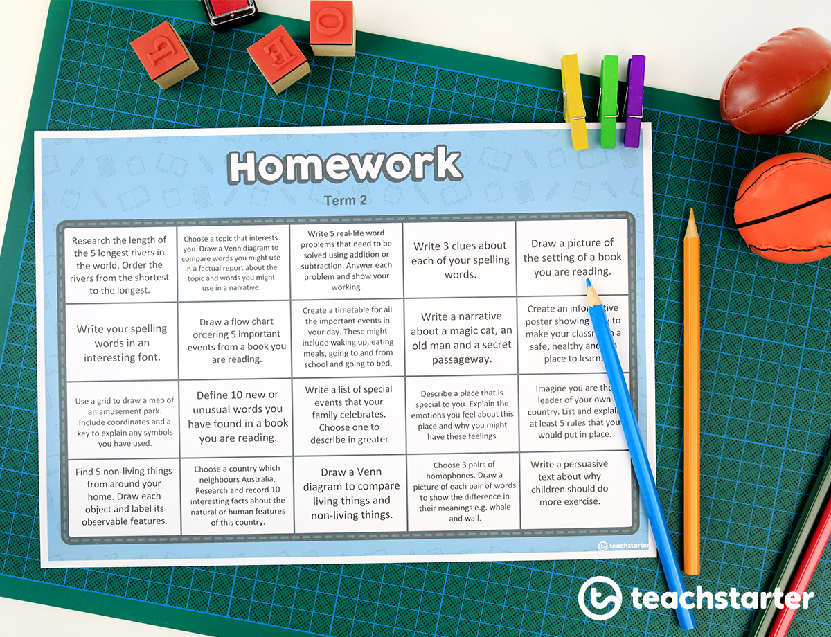 project ideas for homework