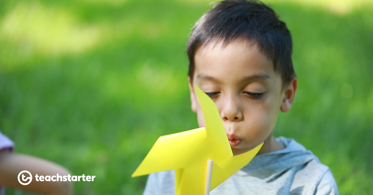 pinwheel breathing activity - mindfulness for kids