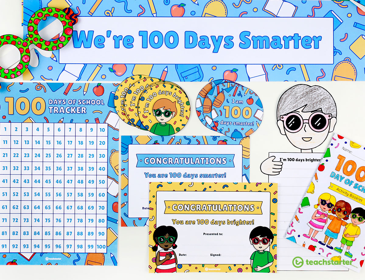 100th Day of School Printable Resources