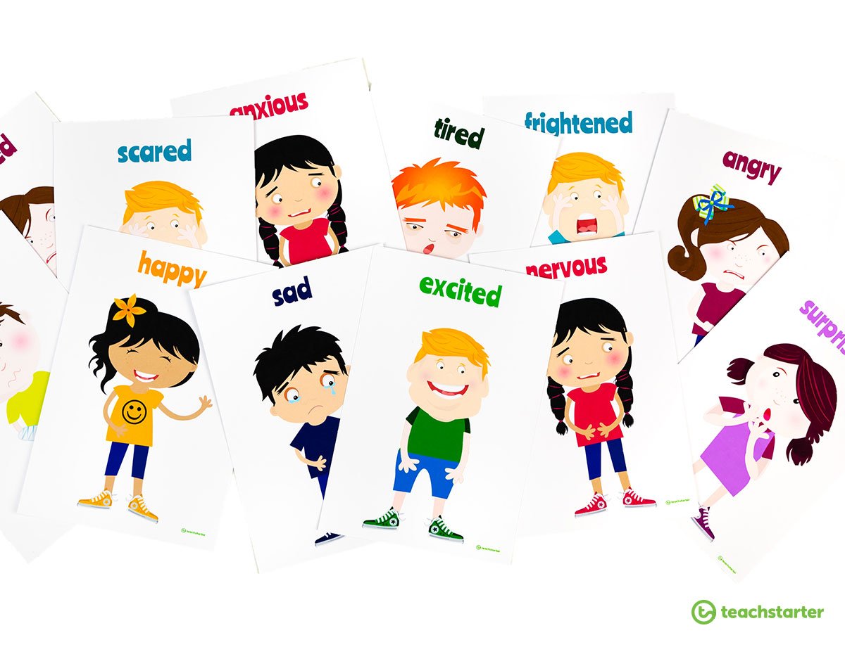 Feelings Flashcards for the Classroom