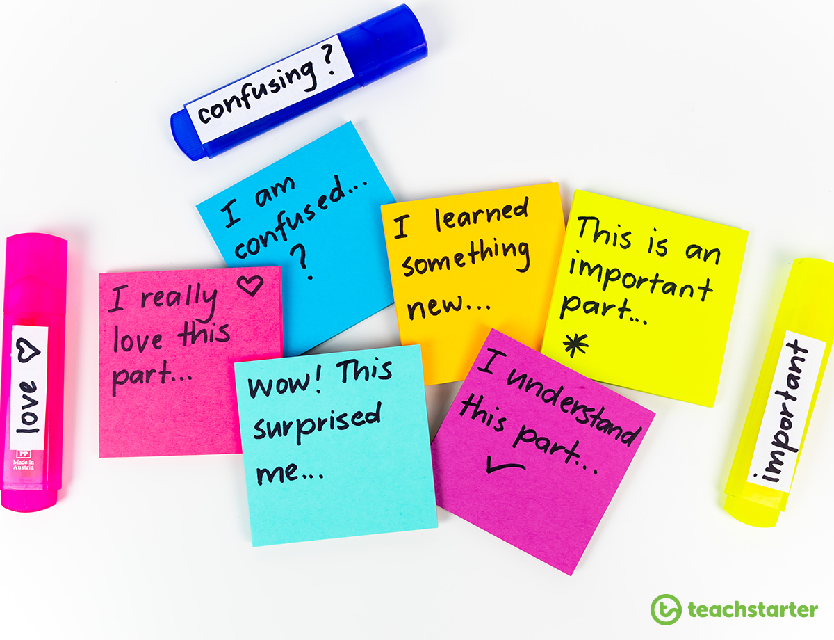 Post-It Notes - Comprehension Strategies