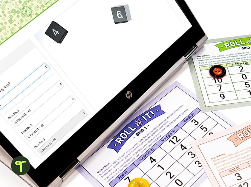 roll it bingo game with online dice roller
