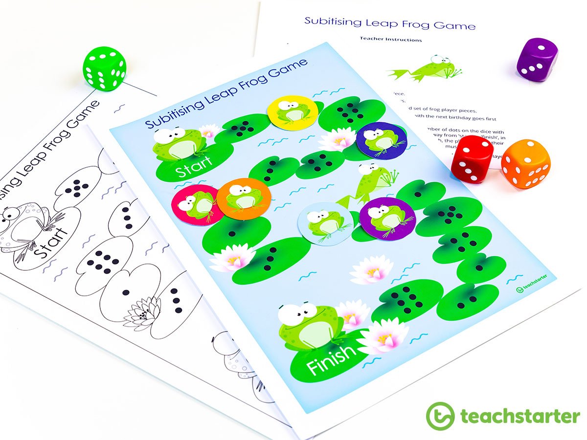 Subitising Game for the Classroom