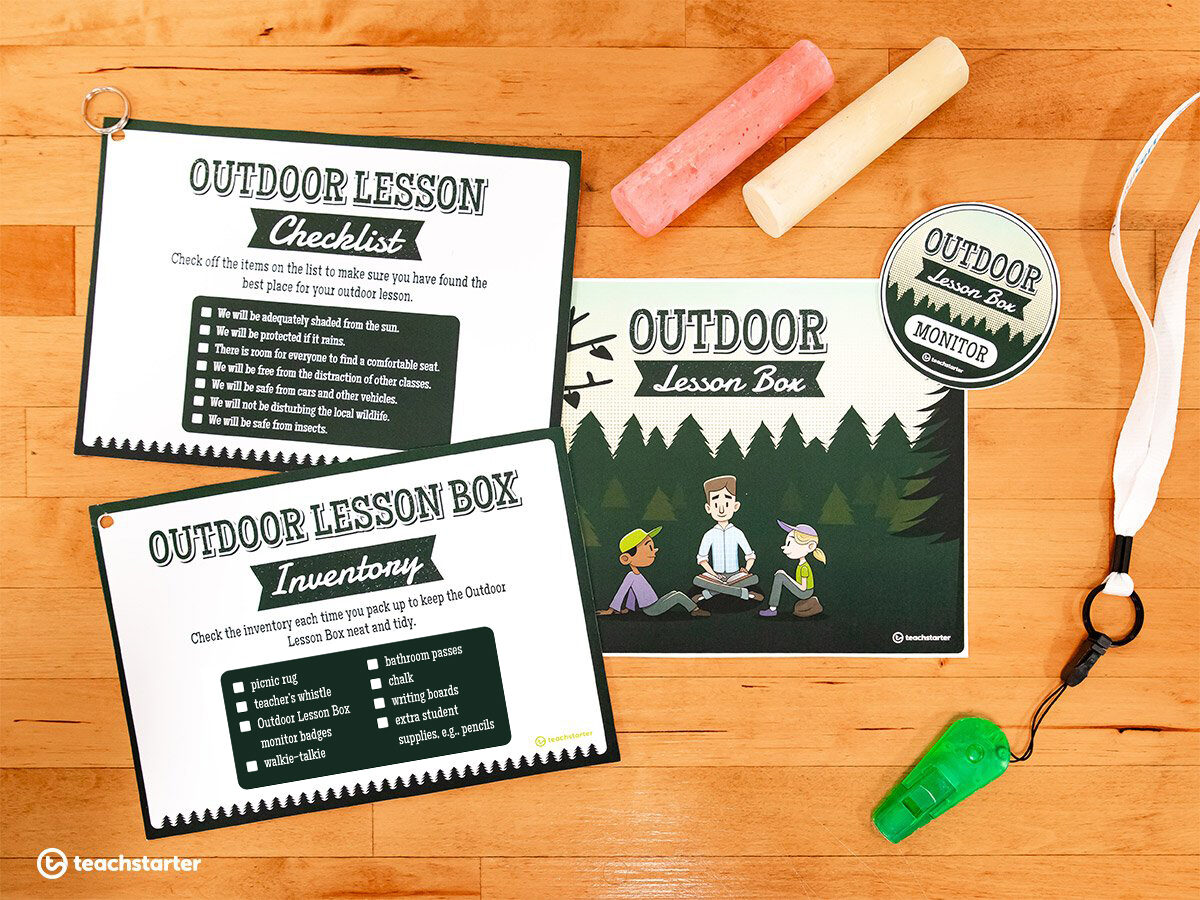 outdoor lesson box checklist