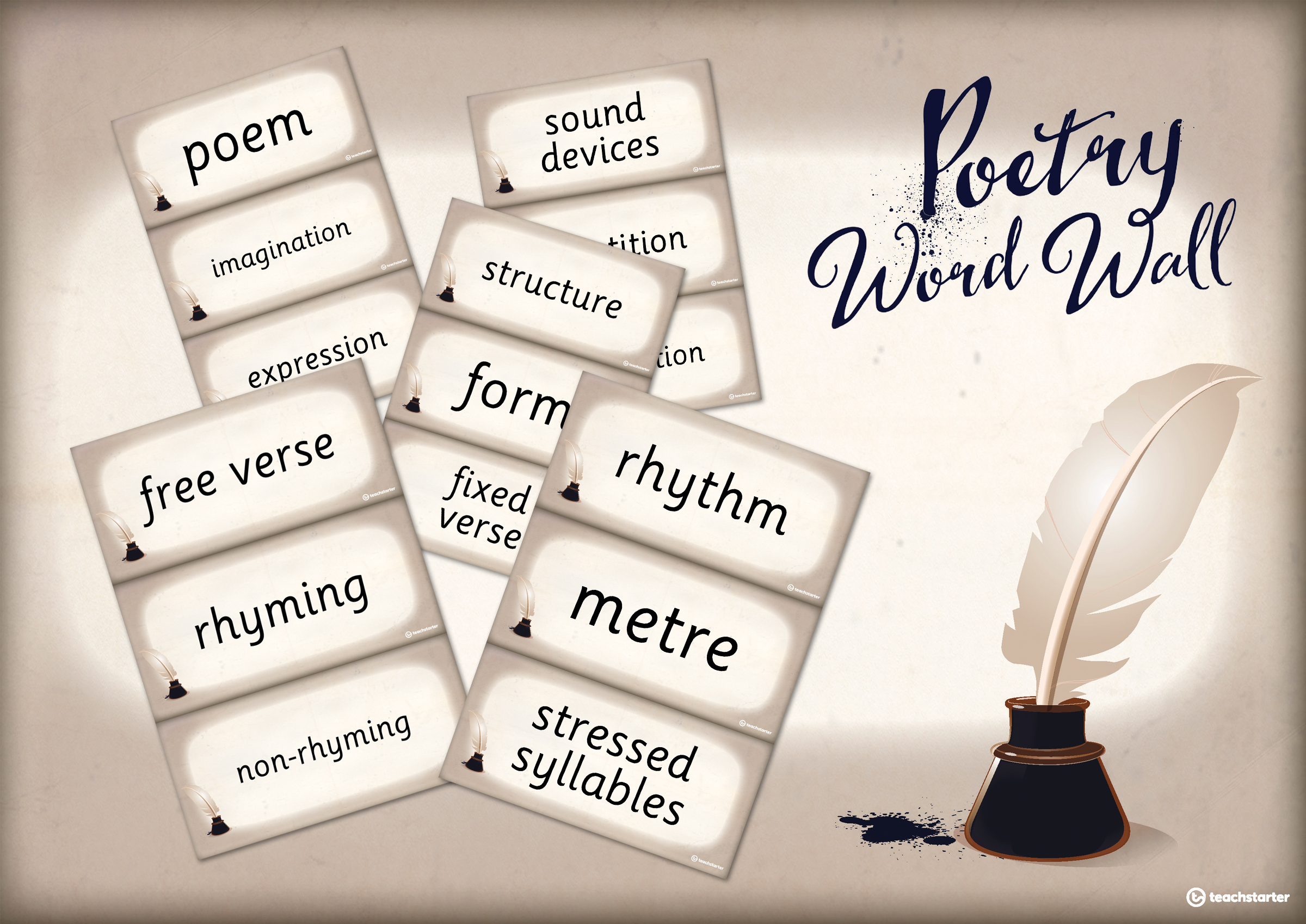 how to teach poetry resources poetry word wall