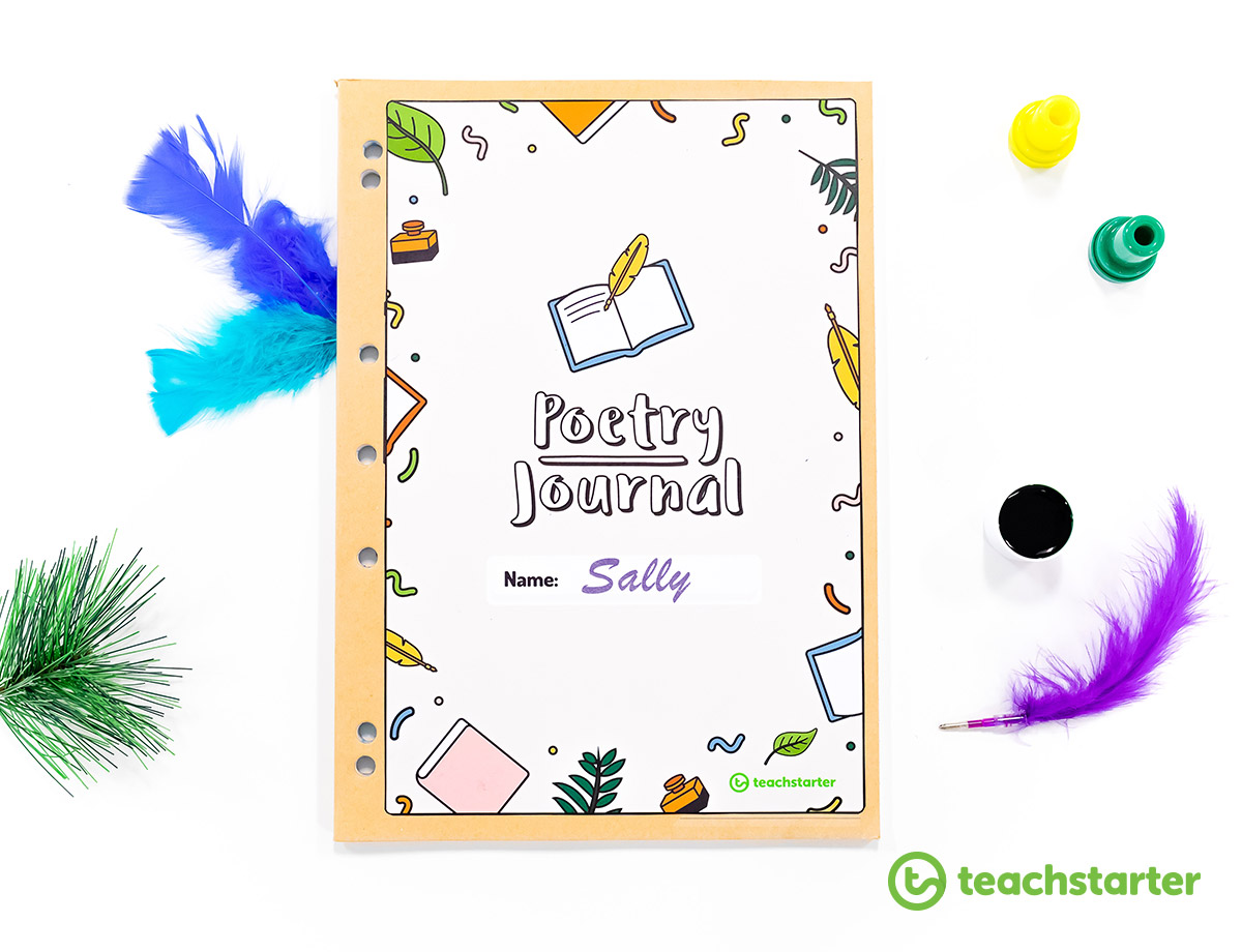 how to teach poetry to kids poetry resources collection folder cover