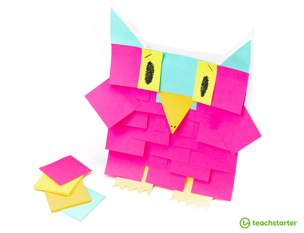 Sticky Note Animals