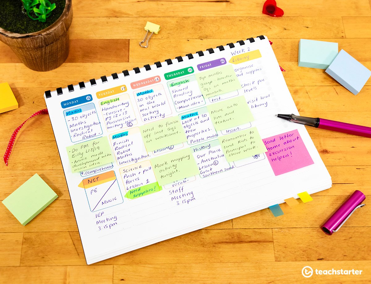 Sticky Notes for Teacher Planner