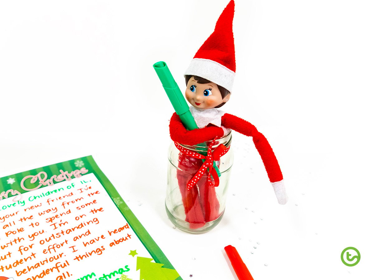 Elf on the Shelf in the Classroom