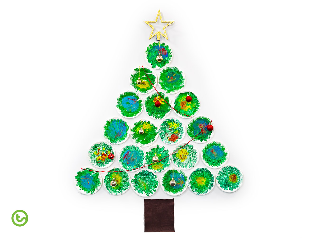 Paper Plate Christmas Craft