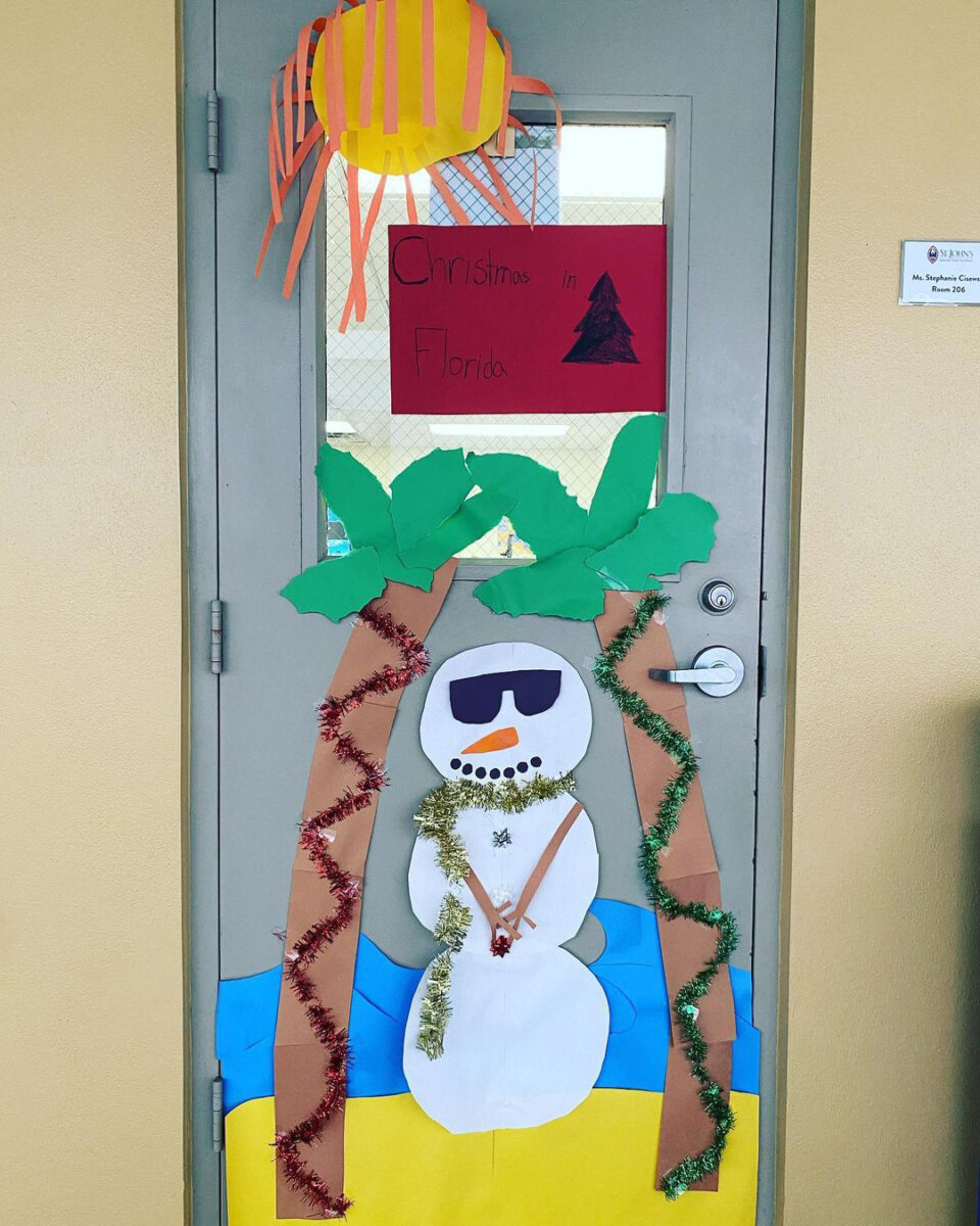 art classroom door decorations