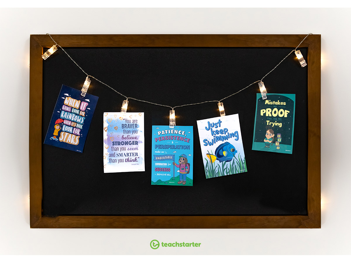 Effective classroom displays - motivational posters