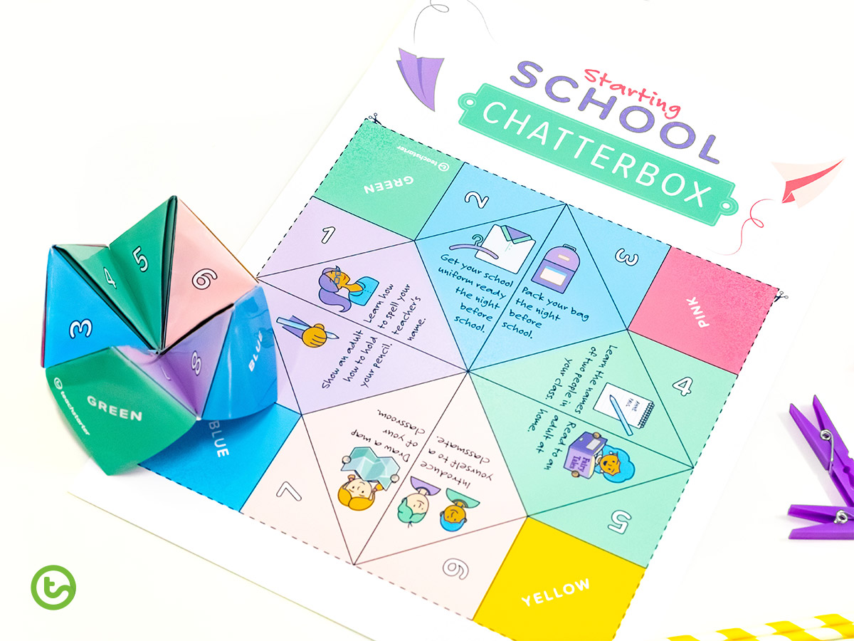 Back to School Book School Chatterbox