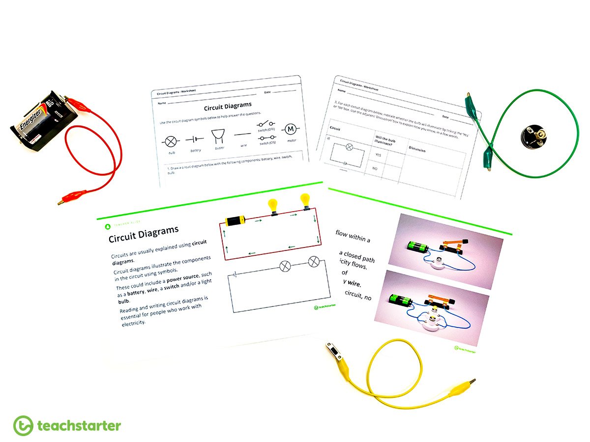 What is Electricity? A Bright Spark's Teaching Guide - Circuit Diagrams