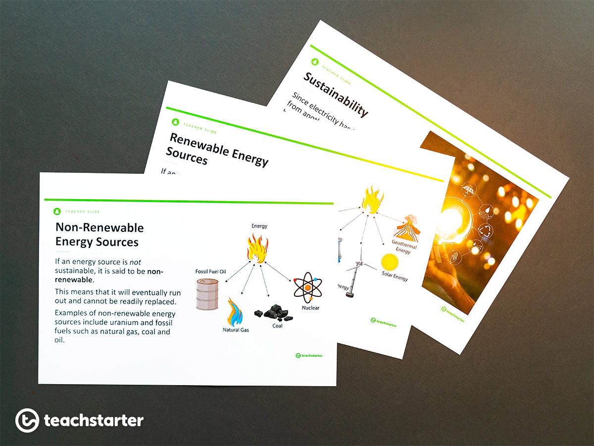 What is Electricity? A Bright Spark's Teaching Guide - Is it sustainable?