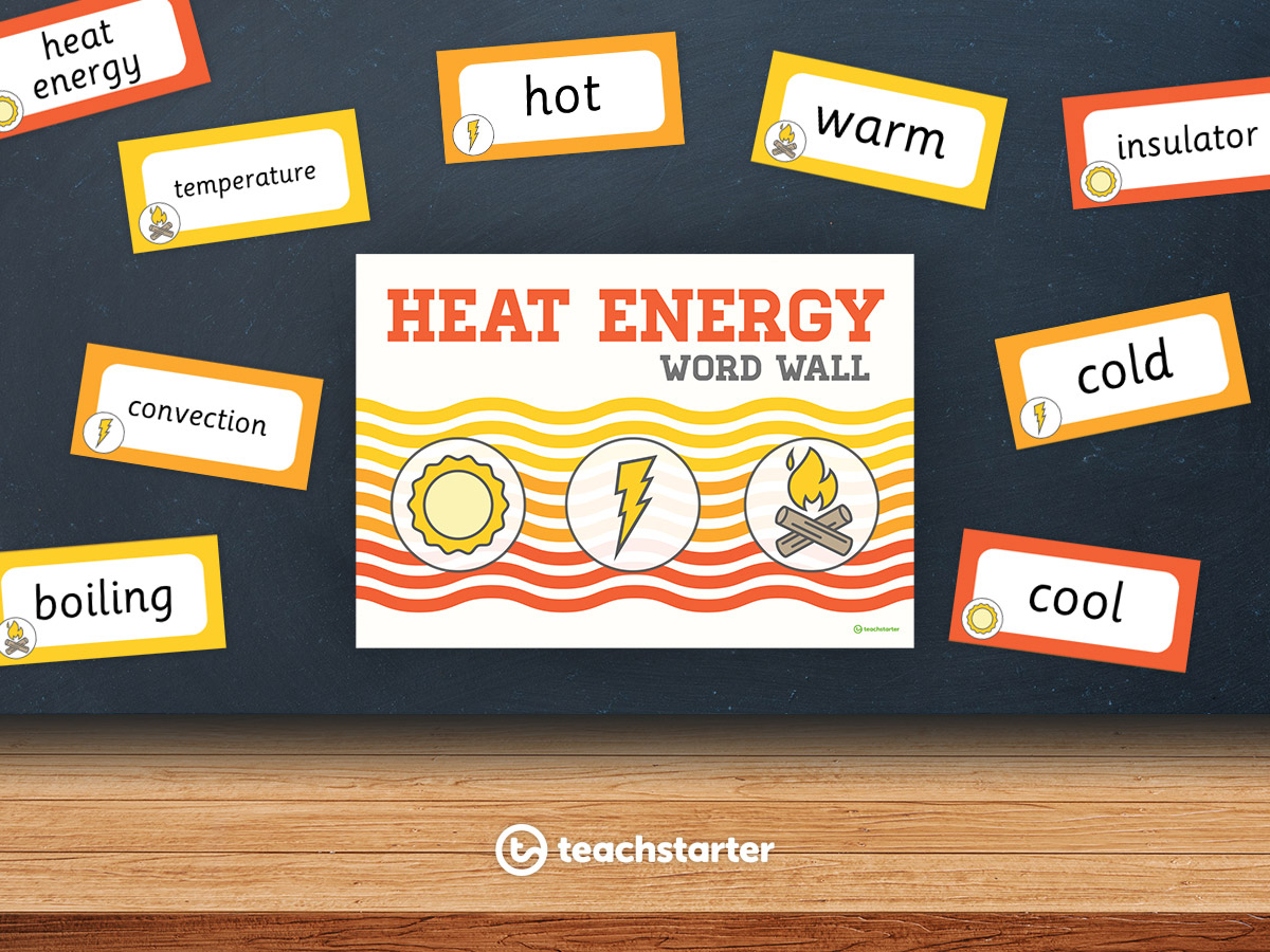 Word Wall Heat Energy