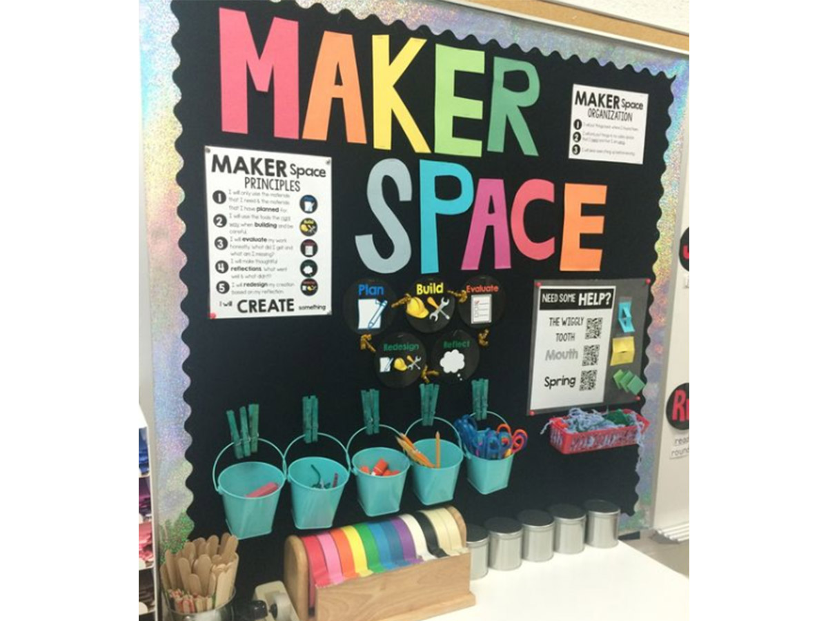 Makerspace Display for Classroom