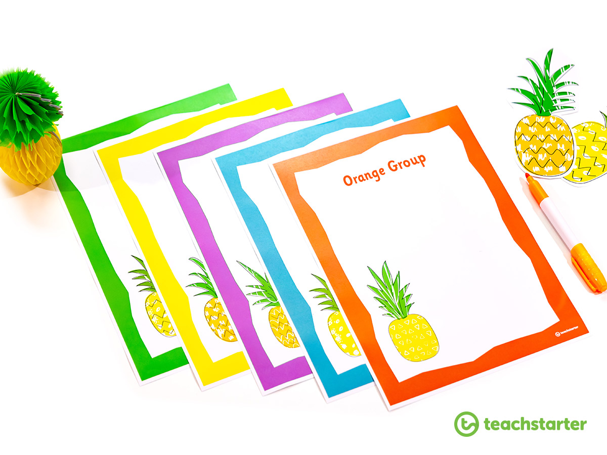 Pineapple Classroom Theme