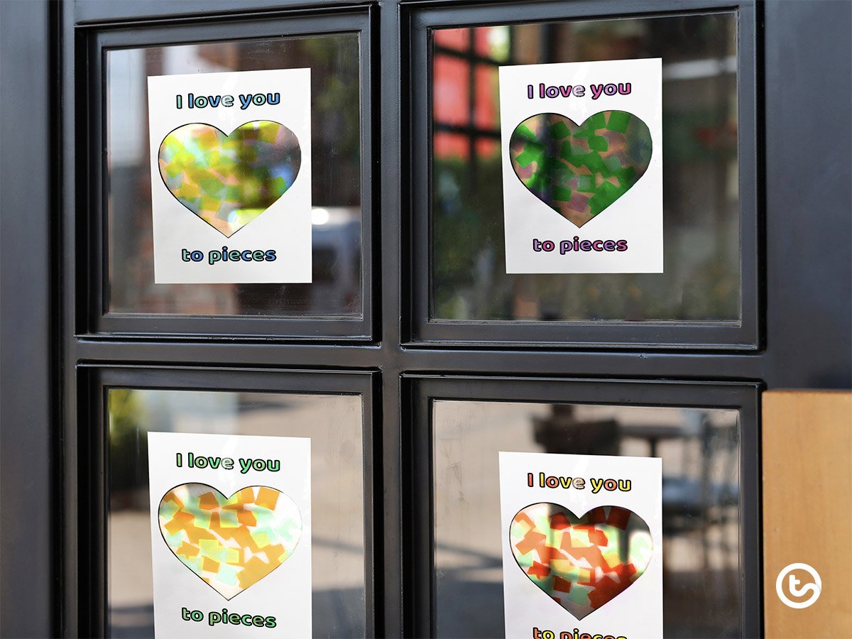 I Love You Window - Valentine's Day activities