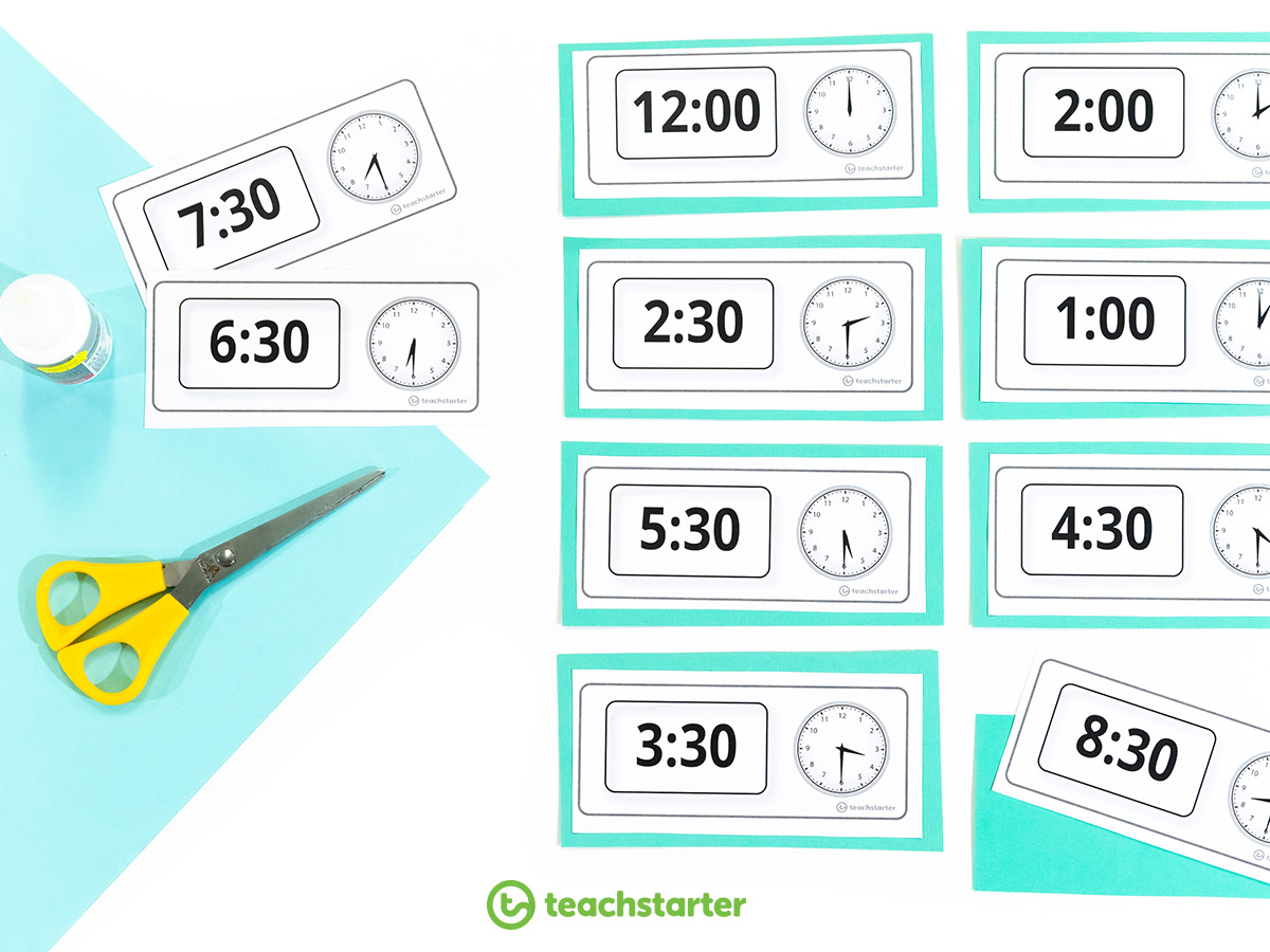 Time Dominoes for the Classroom