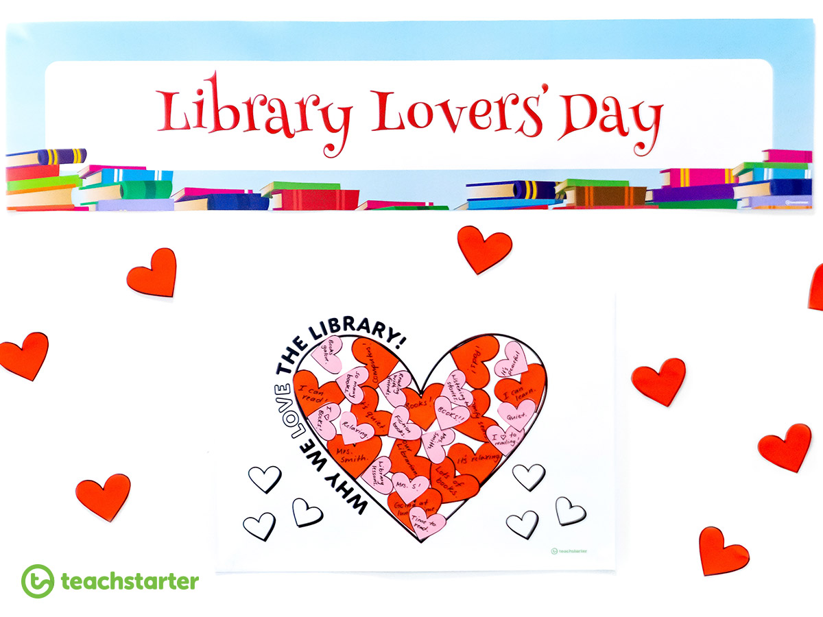 Library Lovers' Day Display idea