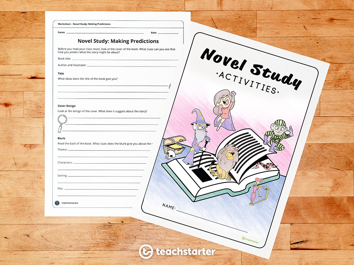 Before You Read - Novel Study Activities