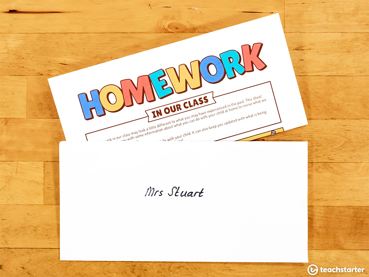 homework club parent letter