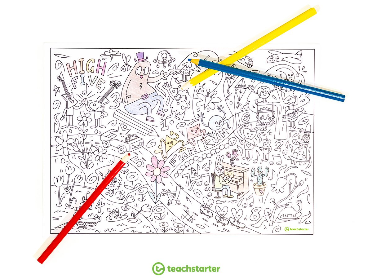 Giant Colouring Sheet