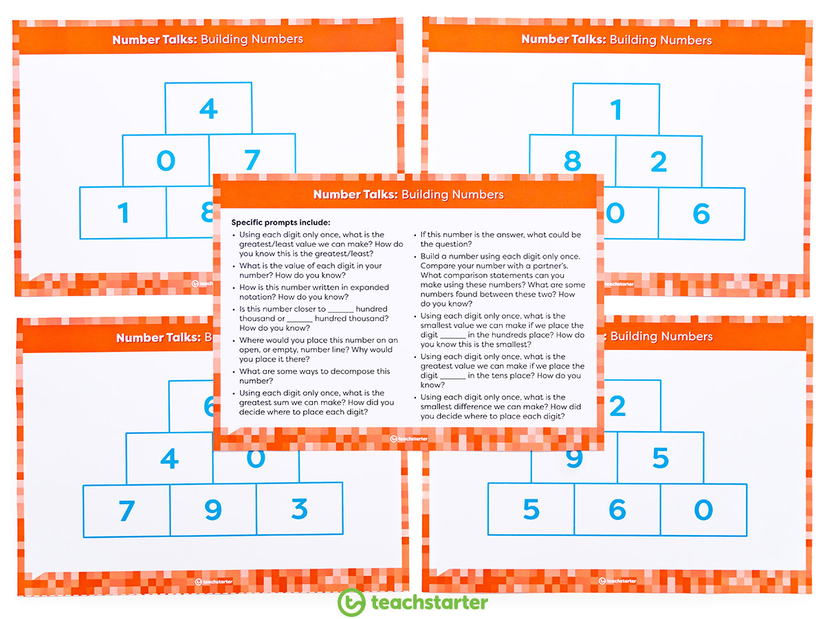 Place Value Activities - Build Numbers