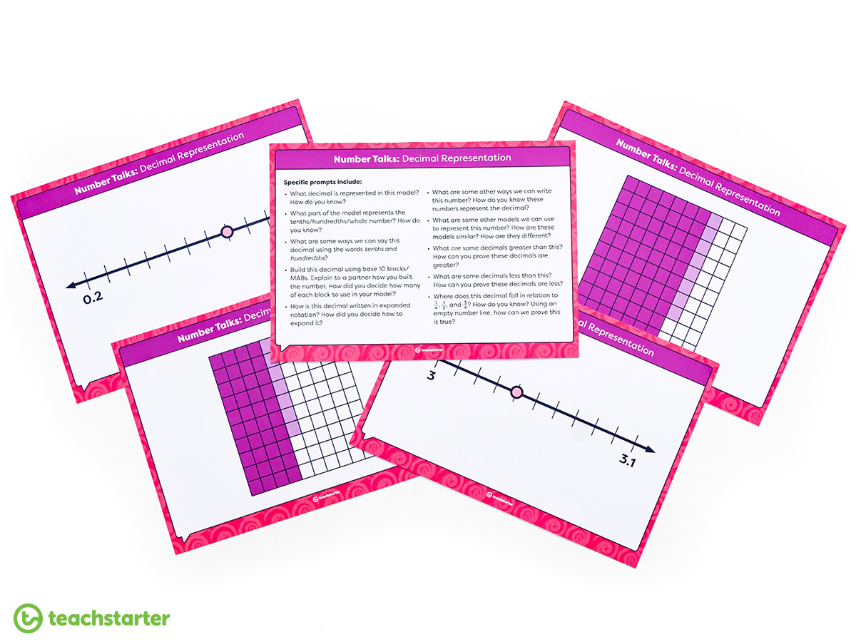 Place Value Activities - Decimal Representations