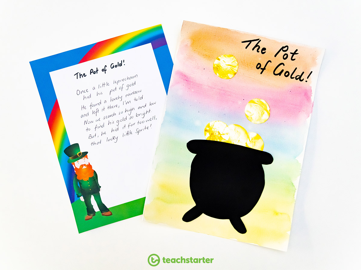 St Patrick's Day Activities - Pot of Gold Poetry