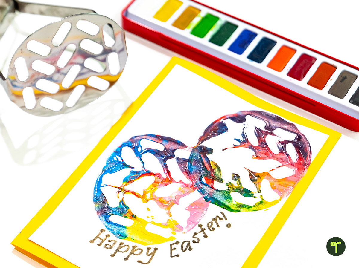 potato masher Easter craft