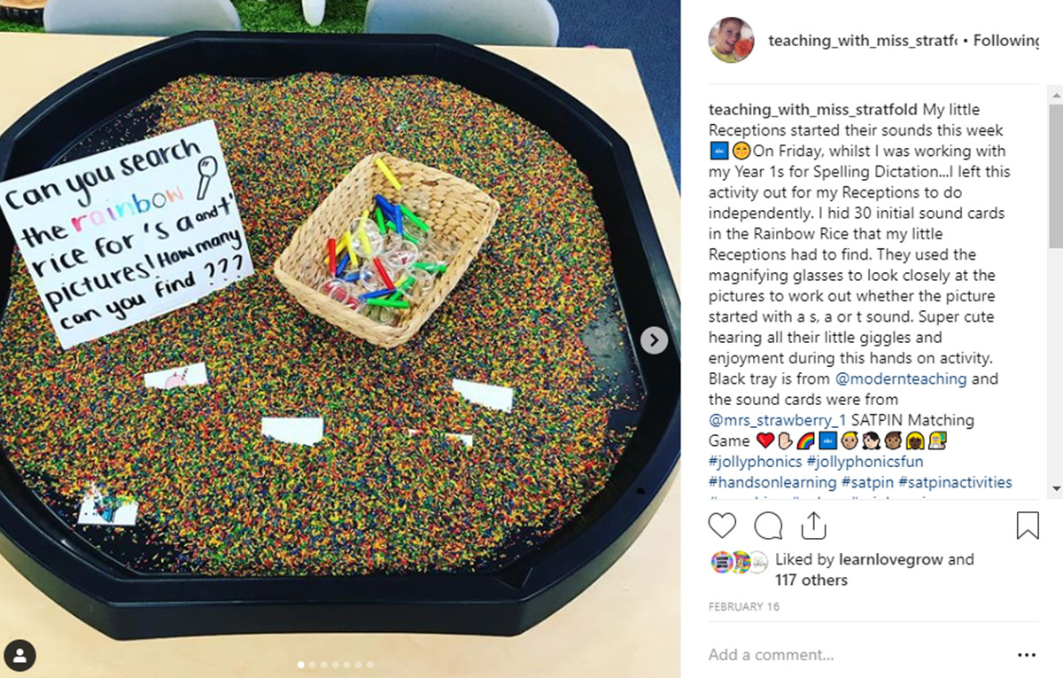 Learning tray ideas for the classroom