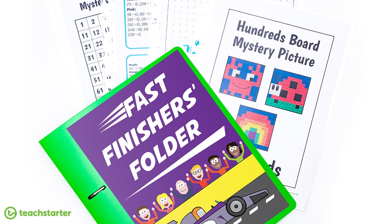 Fast finisher activity folder