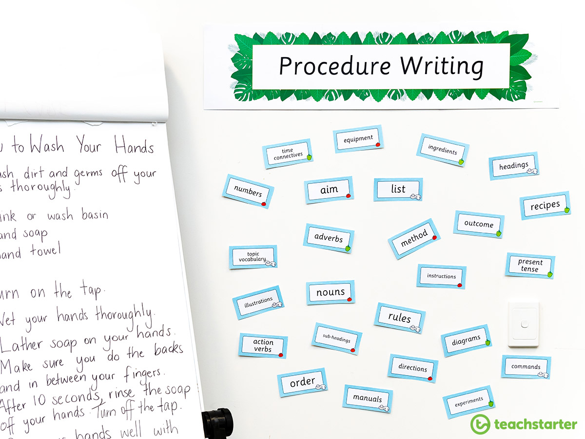 A Purpose of Procedural Writing is
