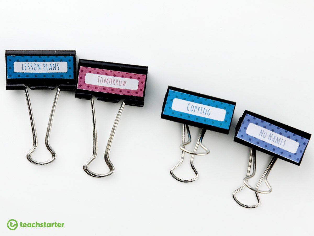 Binder Clip Templates