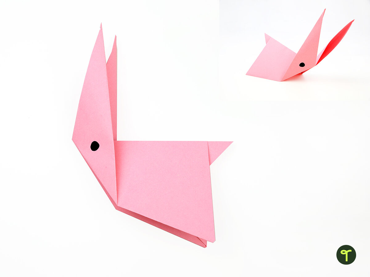 rabbit origami for kids