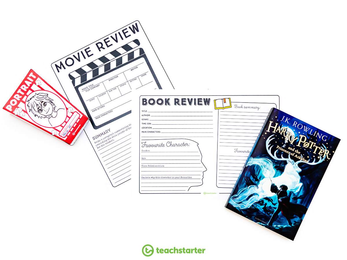 Travel Journal movie and book review pages