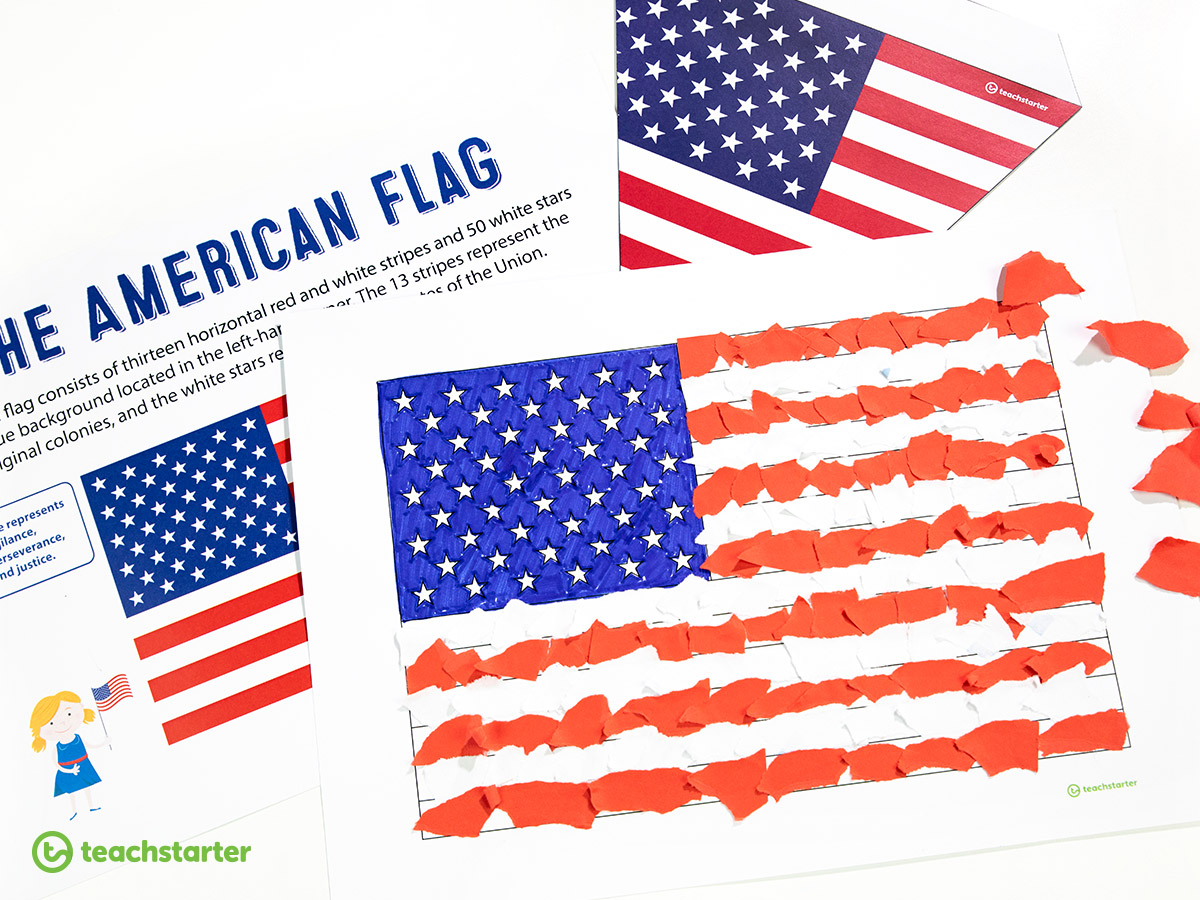 American flag craft for kids