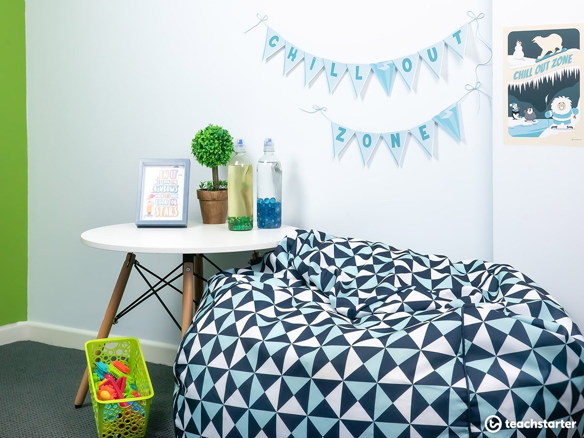 Create a chill out haven for perfectionist students.