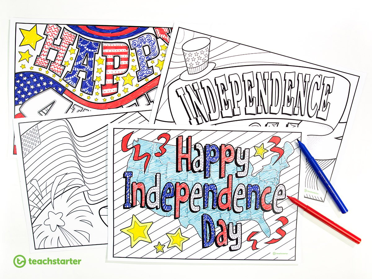 fourth of july coloring pages