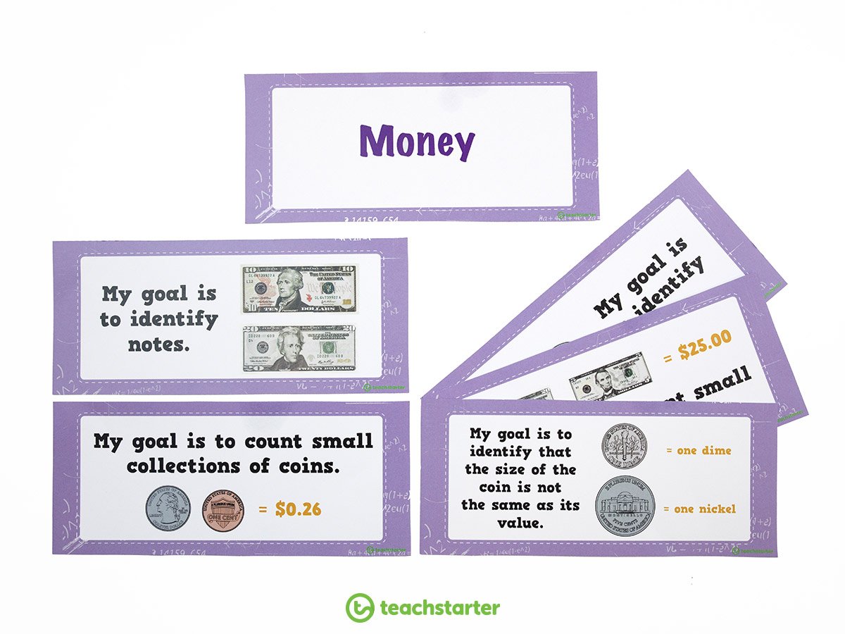 Teaching Money and Financial Mathematics - Set your students goals