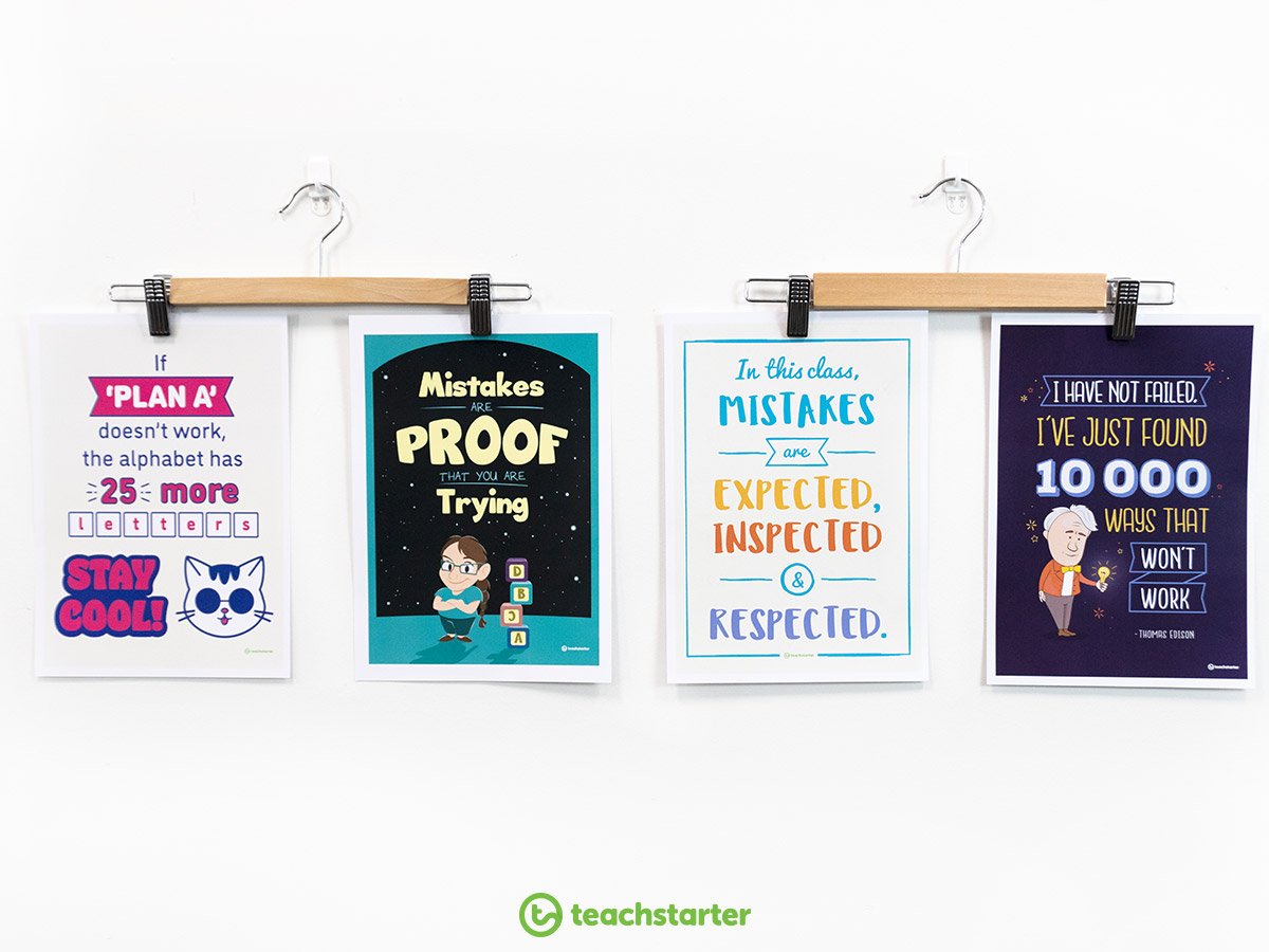 Create a classroom display using our positivity posters.
