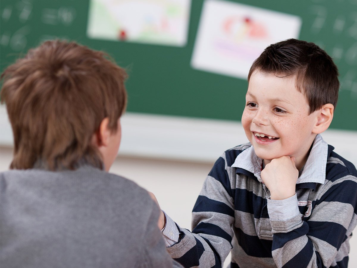 One-on-one show and tell is a great way to encourage your students to ask questions in the classroom.