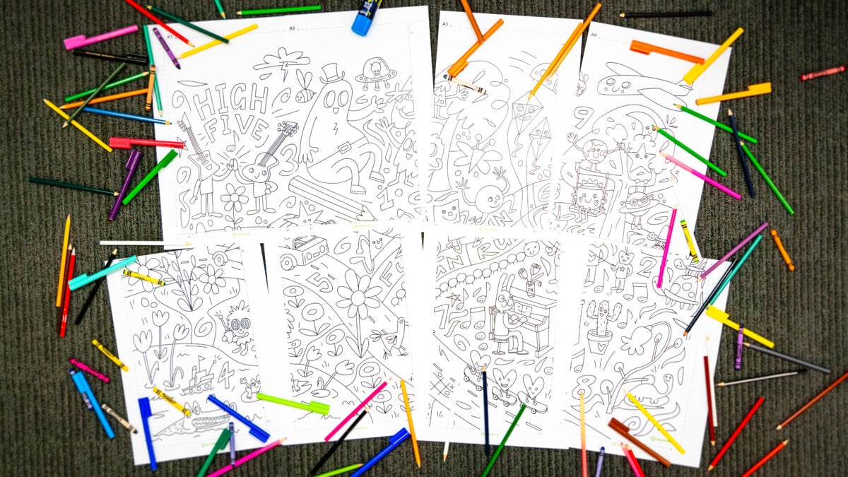 giant coloring activity